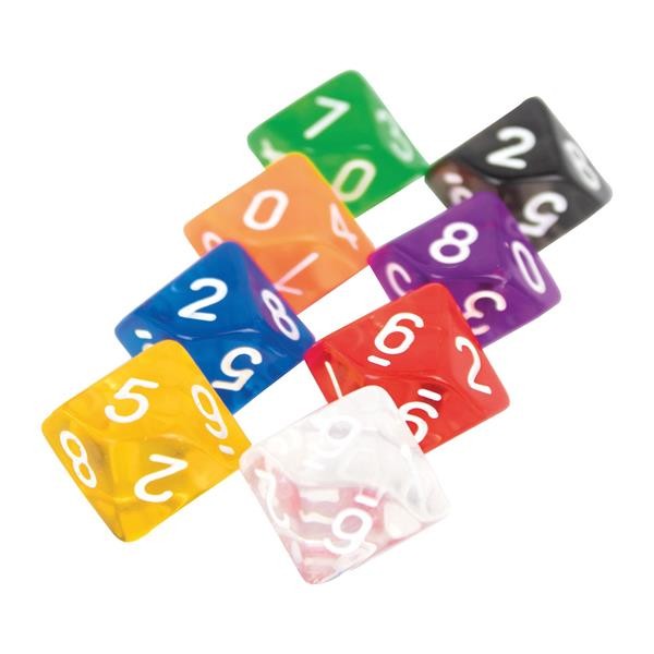 1 Würfel Transparent 10 Flächen - Bild 1