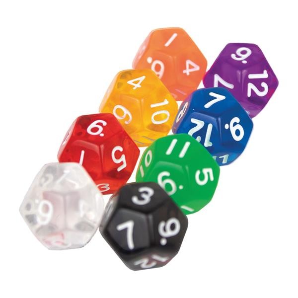 1 Würfel Transparent 12 Flächen - Bild 1