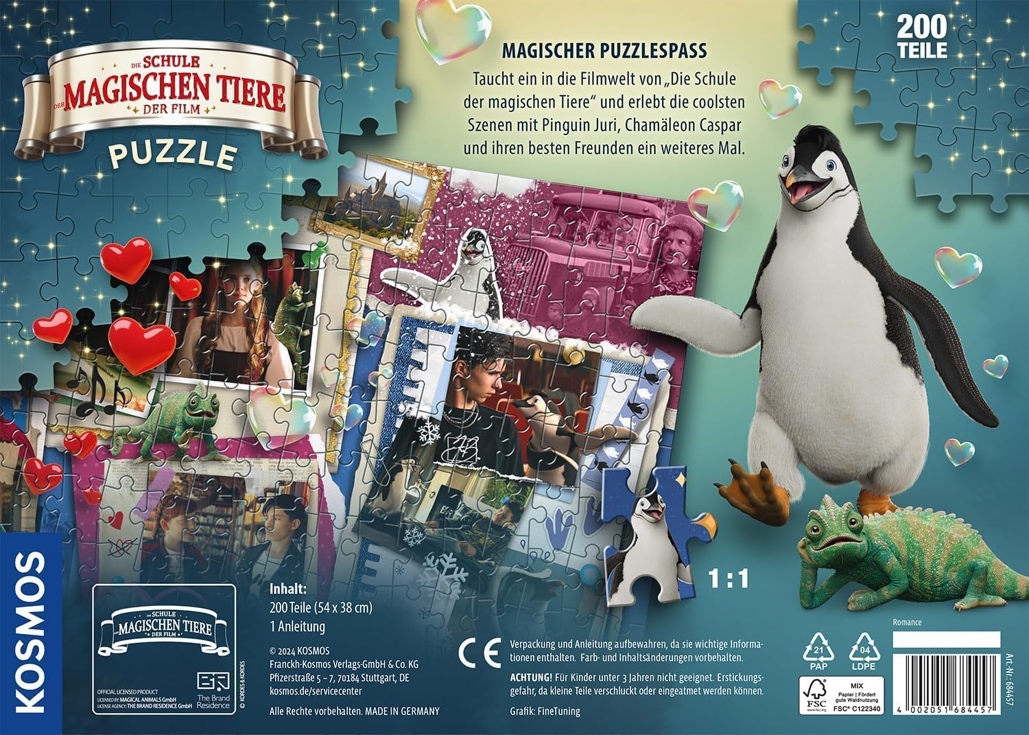 Die Schule der Magischen Tiere Puzzle 200 Teile - Bild 2