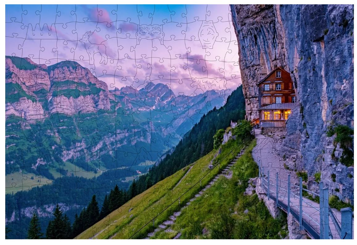 Puzzle Holz Aescher 250 Teile - Bild 2