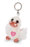NICI Schlüsselanhänger Love Schwan weiss 8cm