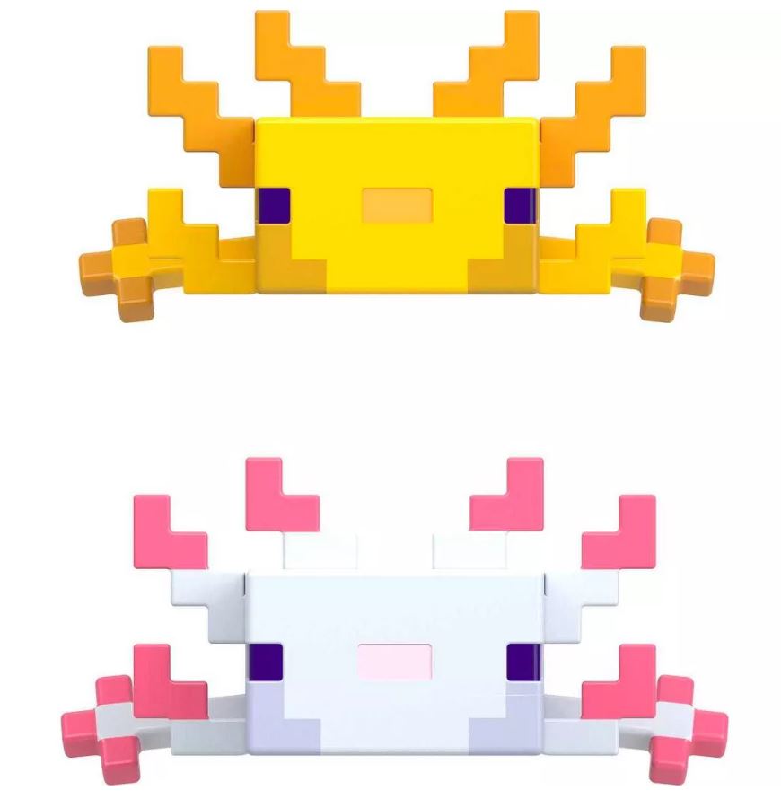 Minecraft Figur Axolotls Gold & White - Bild 2