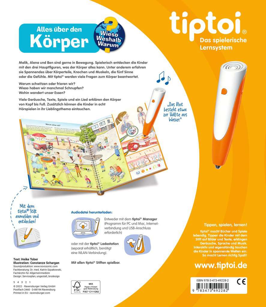 Tiptoi WWW Alles über den Körper 49.228 - Bild 2