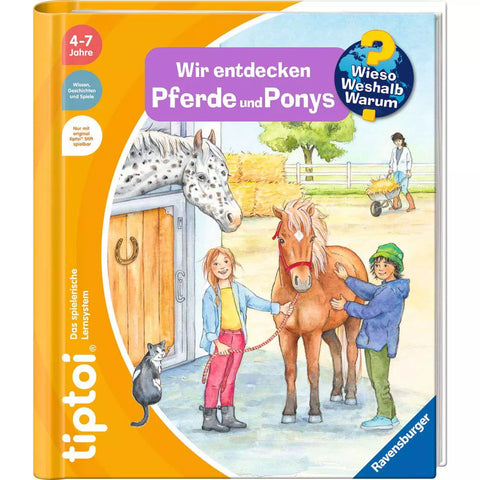 tiptoi Wieso? Weshalb? Warum? Wir entdecken Pferde und Ponys 49229, Buchcover