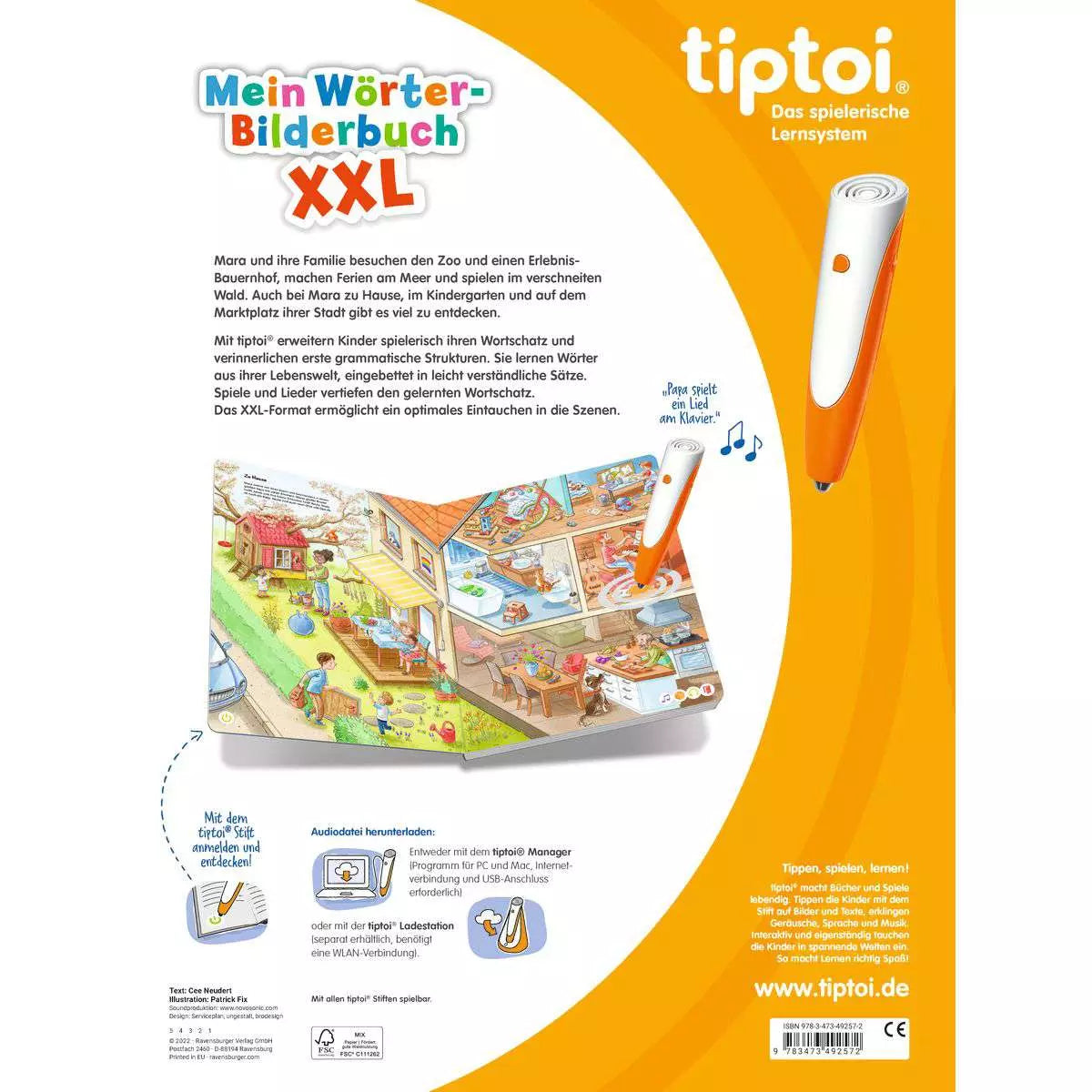 tiptoi Mein Wörter-Bilderbuch XXL 49.257 - Bild 2