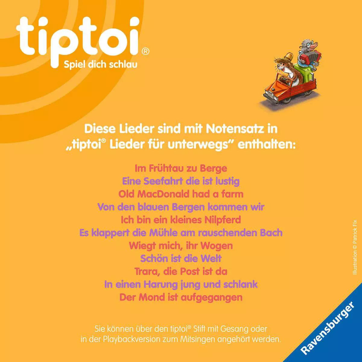 tiptoi Meine schönsten Lieder für unterwegs 49.258 - Bild 6