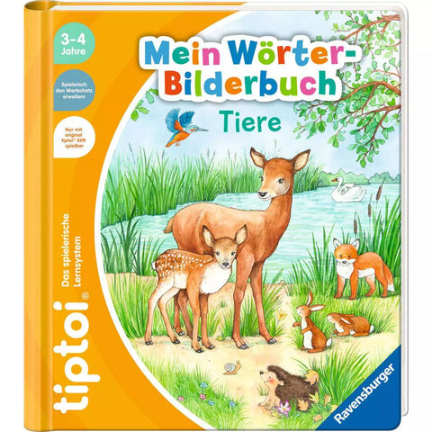 tiptoi Mein Wörter-Bilderbuch Tiere 49266, Cover mit Rehen