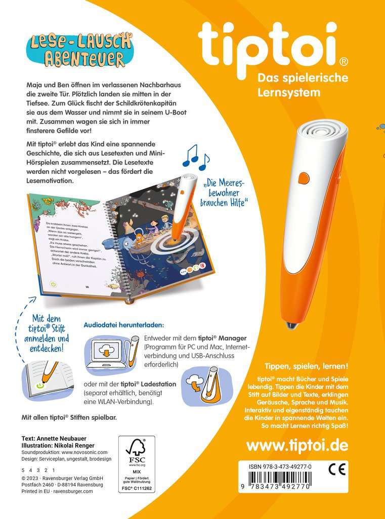 Tiptoi Lese - Lausch Abenteuer Tiefsee 49.277 - Bild 2