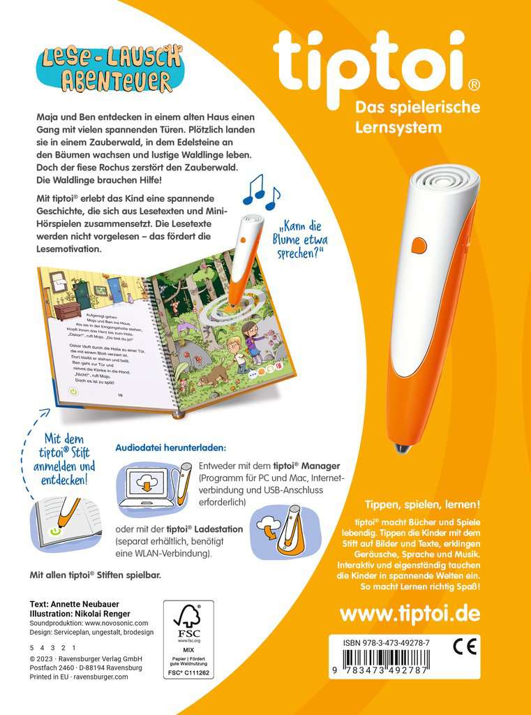 Tiptoi Lese - Lausch Abenteuer Zauberwald 49.278 - Bild 2