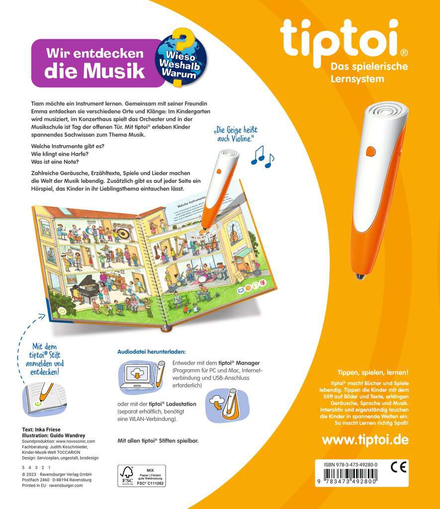 Tiptoi WWW Musik 49.280 - Bild 2