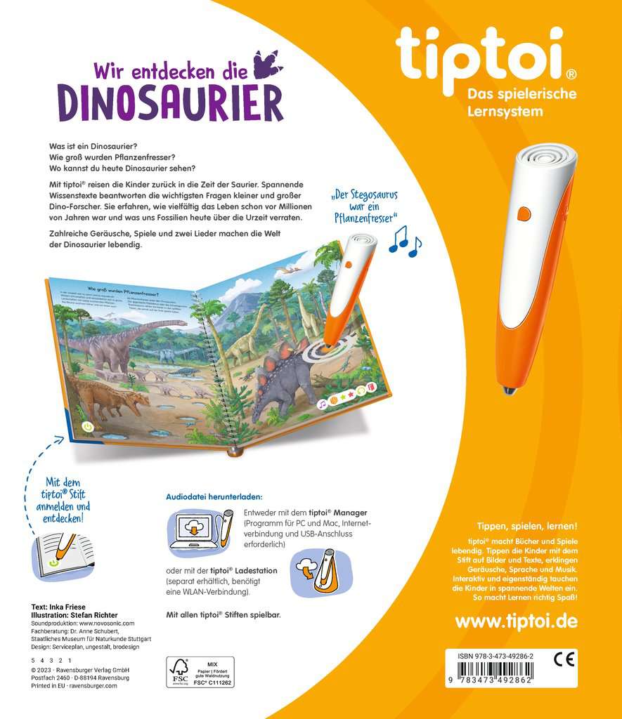 Tiptoi WWW Wir entdecken die Dinosaurier 49.286 - Bild 2