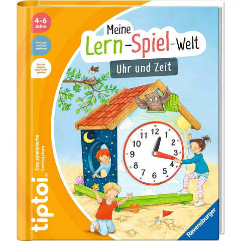 tiptoi Meine Lern-Spiel-Welt Uhr und Zeit 49288, Buchcover mit Uhr