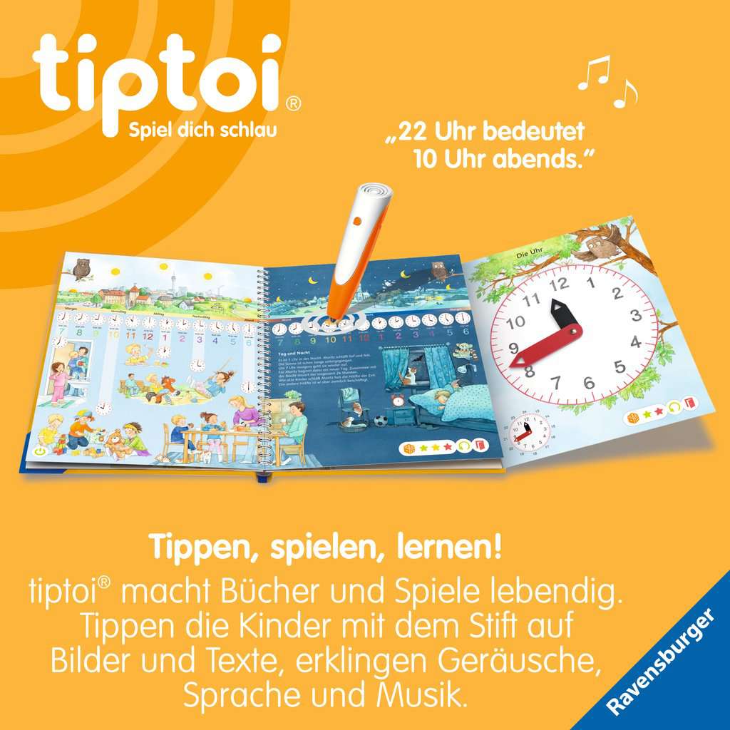 Tiptoi Meine Lern-Spiel-Welt Uhr und Zeit 49.288 - Bild 4