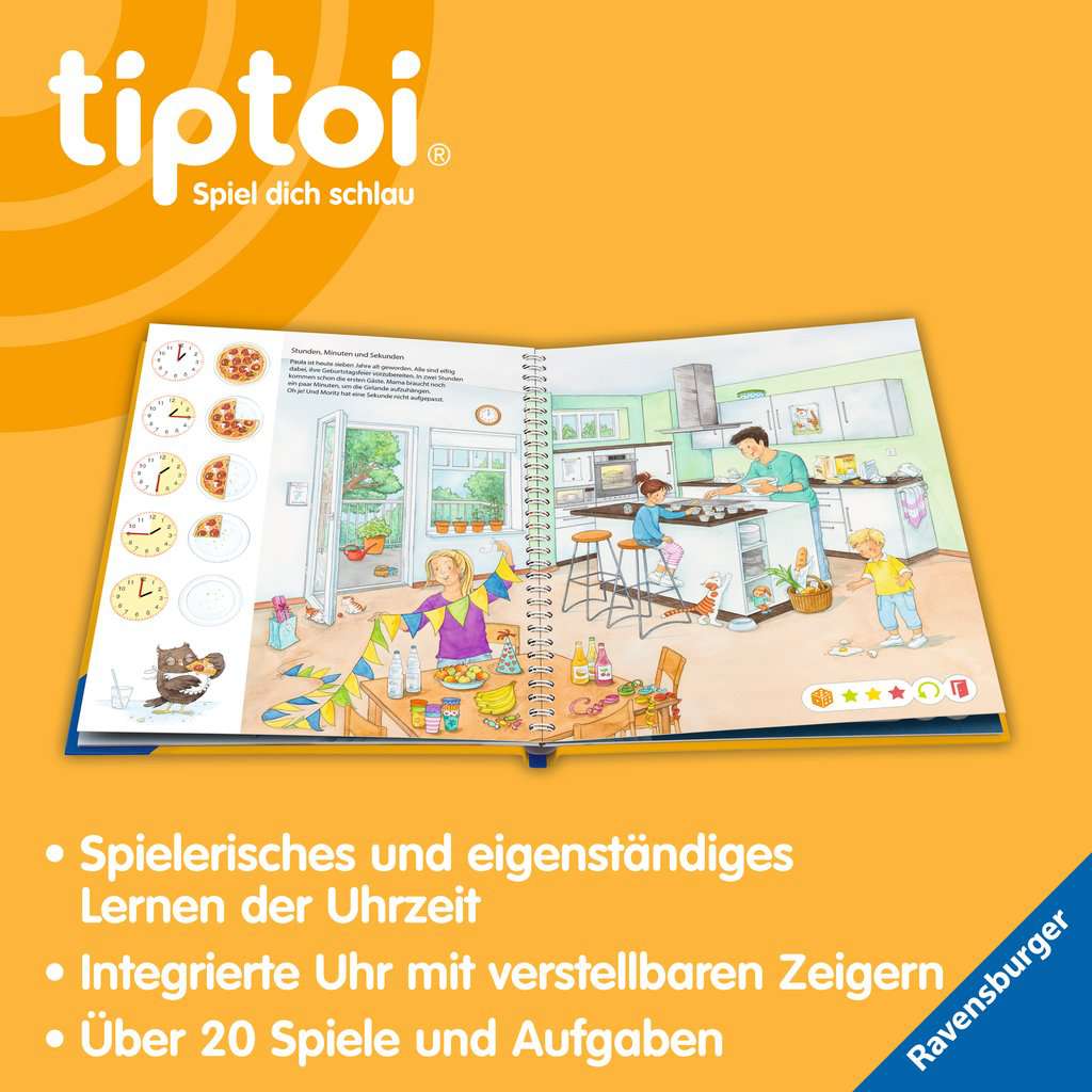 Tiptoi Meine Lern-Spiel-Welt Uhr und Zeit 49.288 - Bild 5
