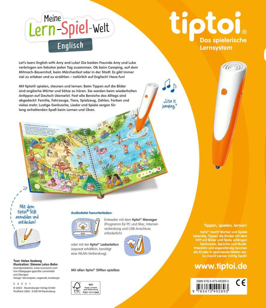 Tiptoi Meine Lern-Spiel-Welt Englisch 49.289 - Bild 2