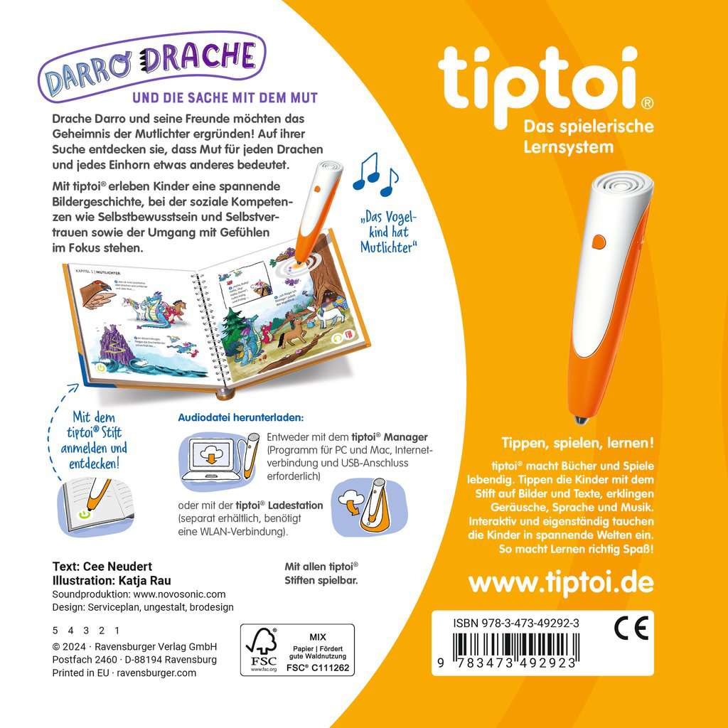 Tiptoi Darro Drache und die Sache mit dem Mut 49.292 - Bild 2