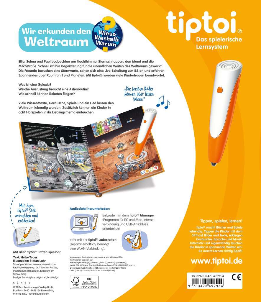 Tiptoi WWW Wir erkunden den Weltraum 49.295 - Bild 2