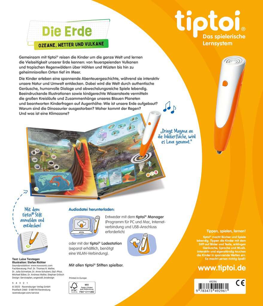 Tiptoi Die Erde: Ozeane, Wetter und Vulkane 49.282 - Bild 2