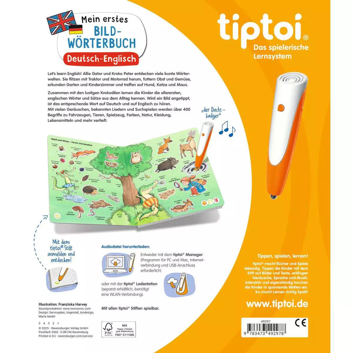 tiptoi Mein erstes Bild-Wörterbuch Deutsch - Englisch 49.297 - Bild 2