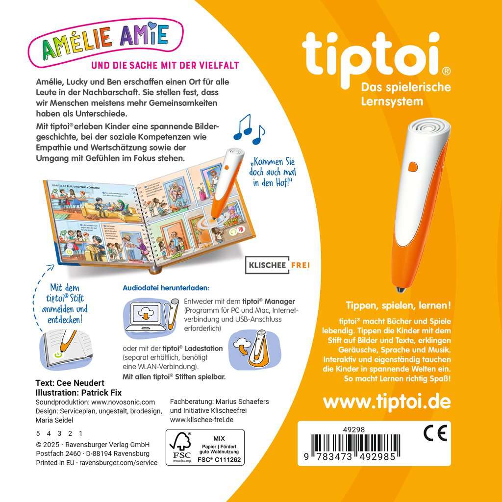 Tiptoi Amélie Amie und die Sache mit der Vielfalt 49.298 - Bild 2