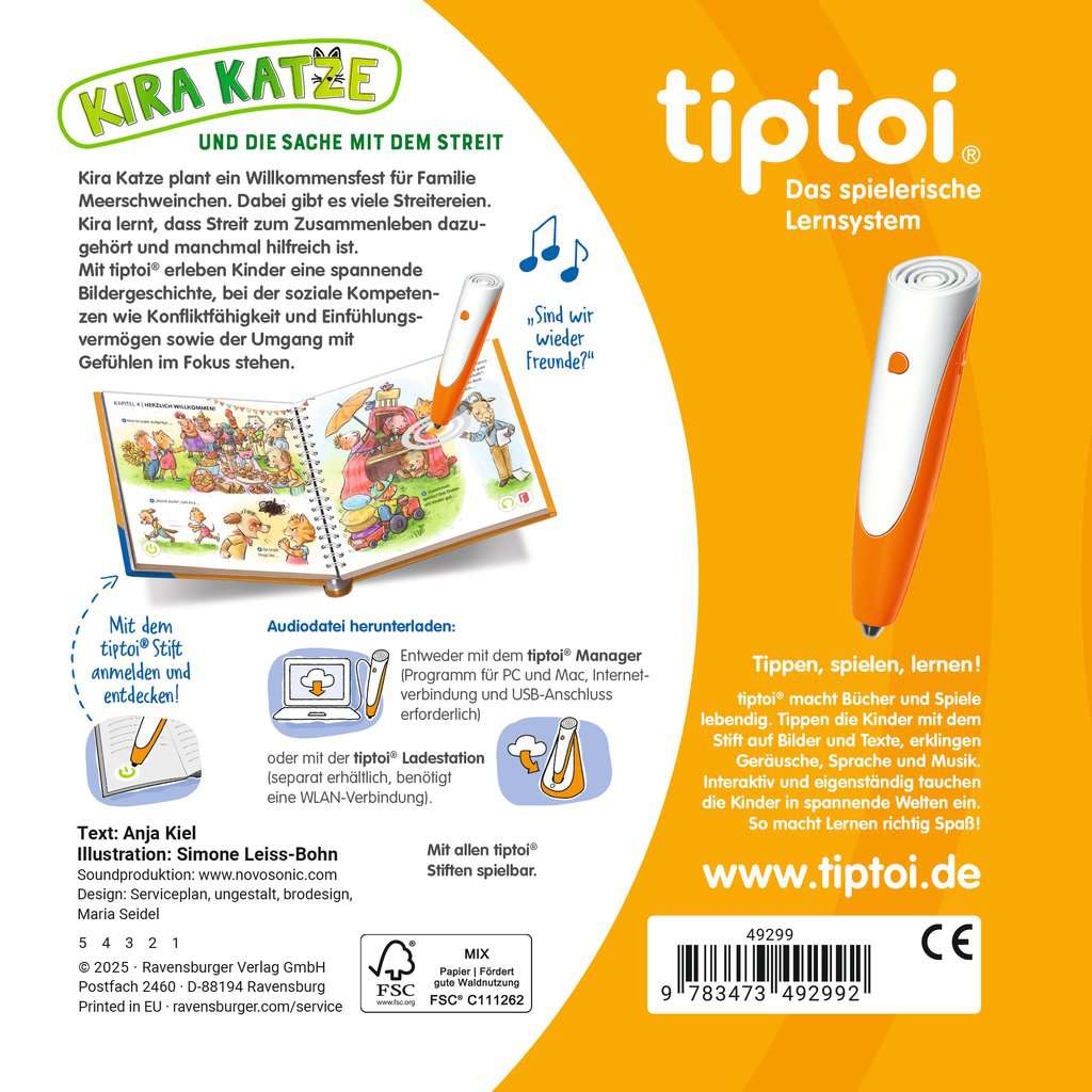 Tiptoi Kira Katze und die Sache mit dem Streit 49.299 - Bild 2