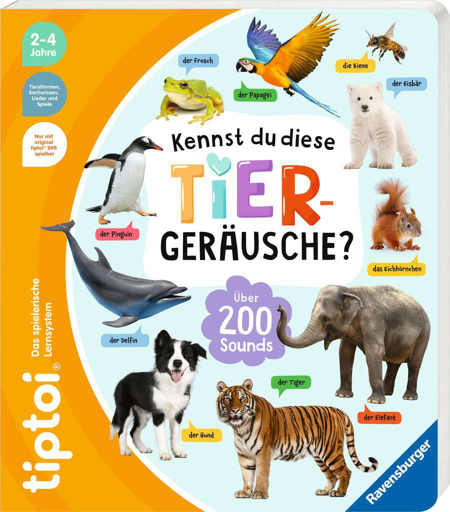 Tiptoi Kennst du diese Tiergeräusche? 49.303 - Bild 1