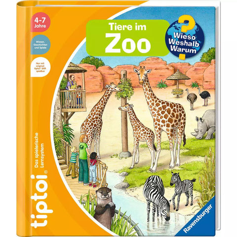 Buchcover tiptoi Wieso? Weshalb? Warum? Tiere im Zoo 49305