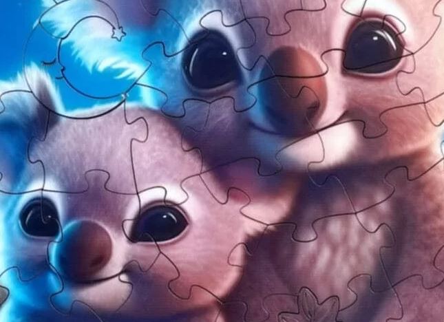 Puzzle Holz Kylo Koala 46 Teile - Bild 3