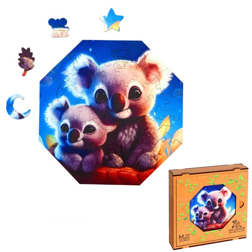 Puzzle Holz Kylo Koala 46 Teile - Bild 4