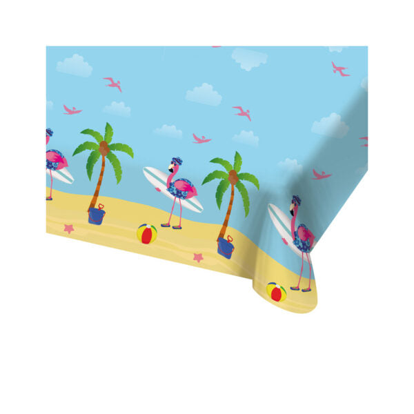 Tischdecke 180x130cm Flamingo mehrfarbig - Bild 1