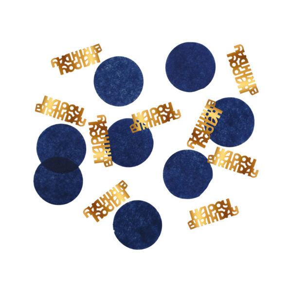 Konfetti Elegant True Blue Happy Birthday - Bild 1
