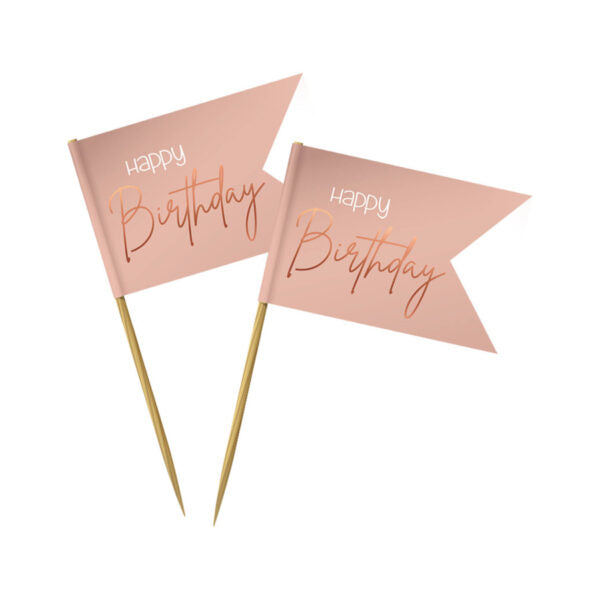 Partypicker Elegant Lush Blush Happy Birthday - Bild 1
