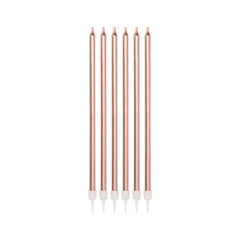 Kerzen-Set metallic roségold