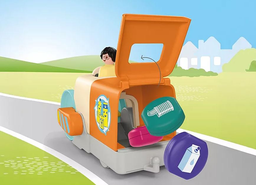 PLAYMOBIL JUNIOR: Spassiges Müllsammelfahrzeug 71774 - Bild 3
