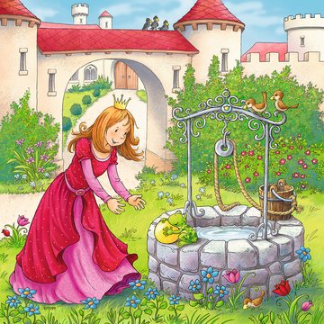 Puzzle 3x49 Teile Rapunzel, Rotkäppchen und der Froschkönig 08.051 - Bild 4