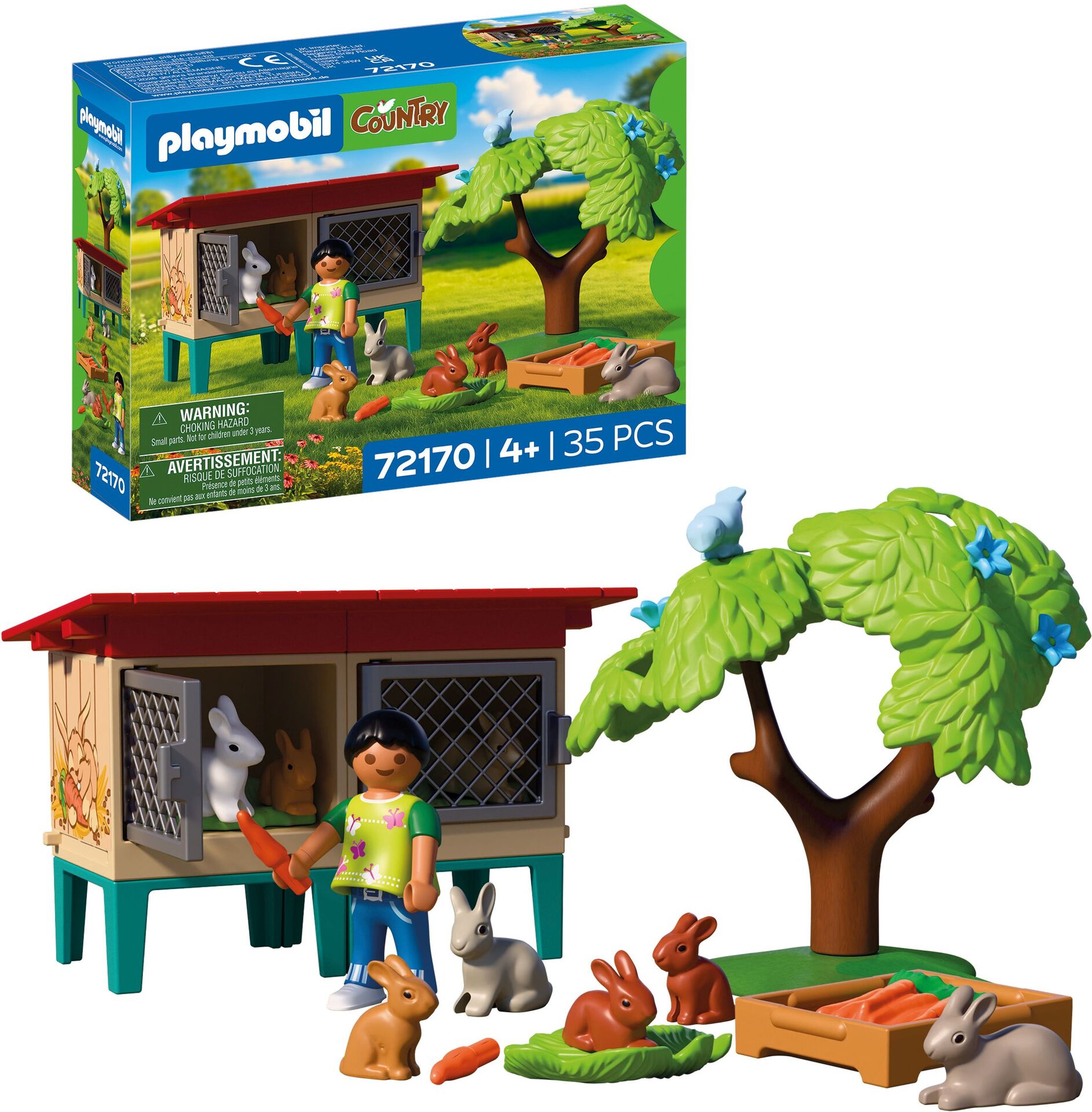 PLAYMOBIL Ländlicher Kaninchenstall 72170 - Bild 4