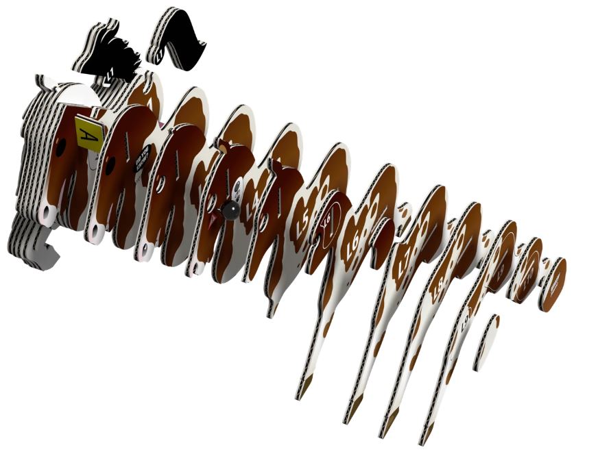 3D Bastelset Pferd - Bild 4