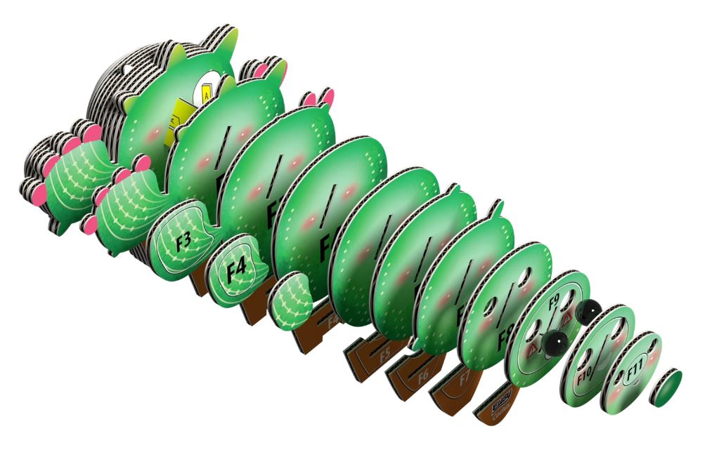 3D Bastelset Kaktus - Bild 4