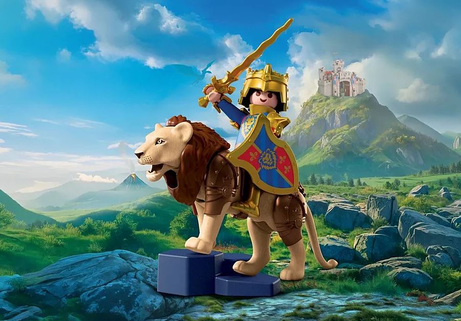 PLAYMOBIL Knights Löwe mit goldenem Ritter 72212 - Bild 4