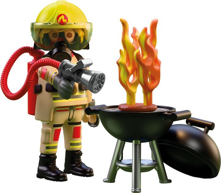 PLAYMOBIL Special Plus Feuerwehrmann mit Brandherd 72149 - Bild 4