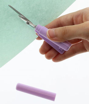 Sun-Star Stickyle Schere Kompakte Reiseschere violett