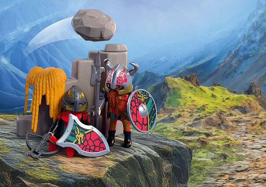 PLAYMOBIL Knights Steinkatapult Drachenritter 72117 - Bild 4