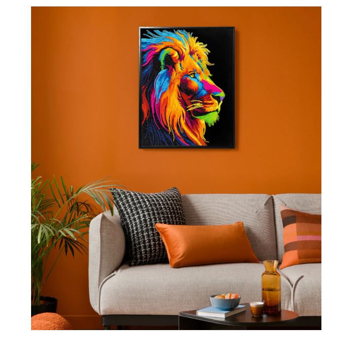 Diamond Painting Neon Leopard (Kopie) - Bild 4