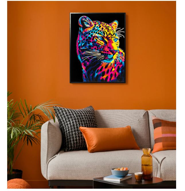 Diamond Painting Neon Leopard - Bild 4