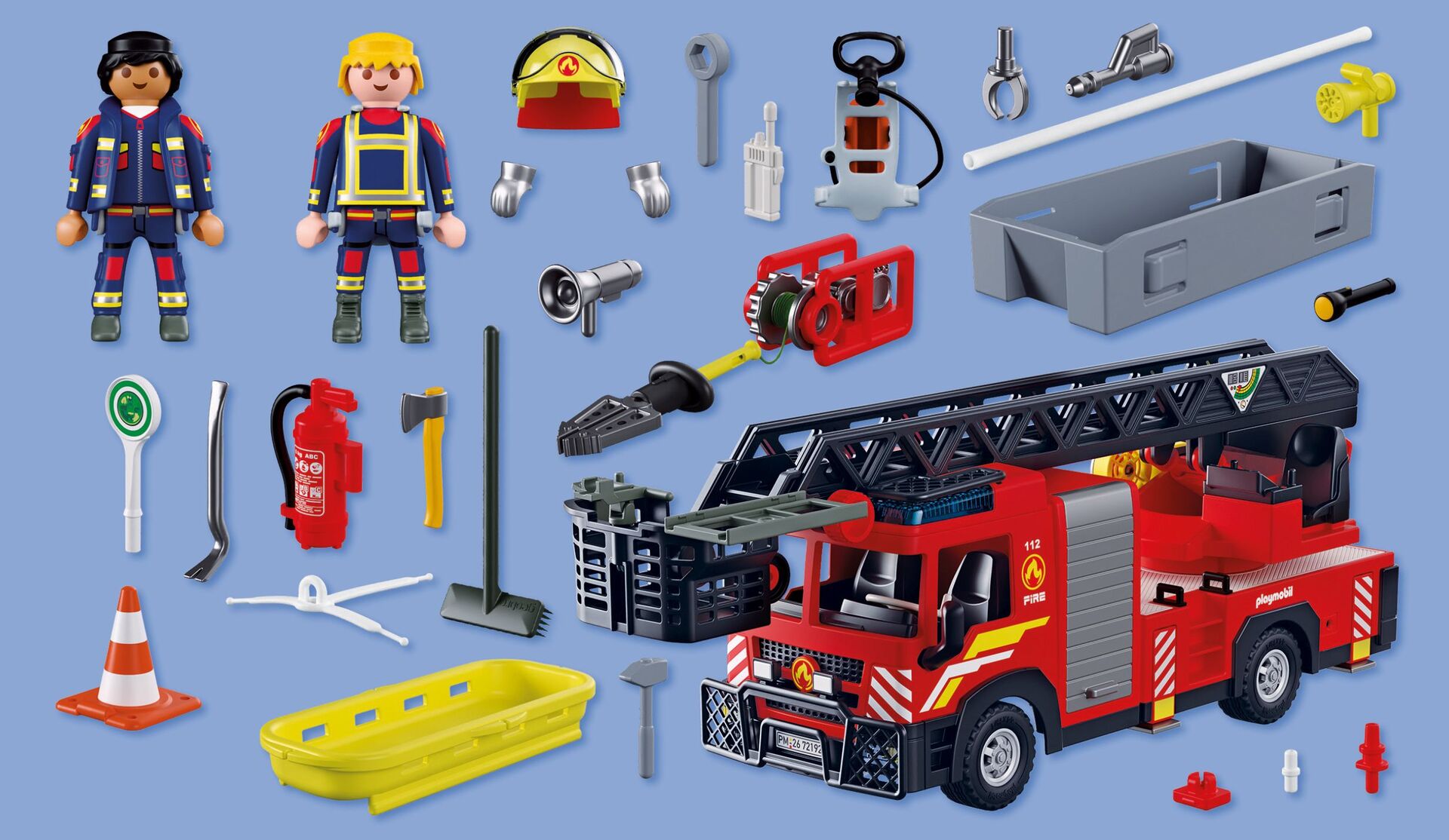 PLAYMOBIL City Action Feuerwehr-Leiterfahrzeug 72192 - Bild 4