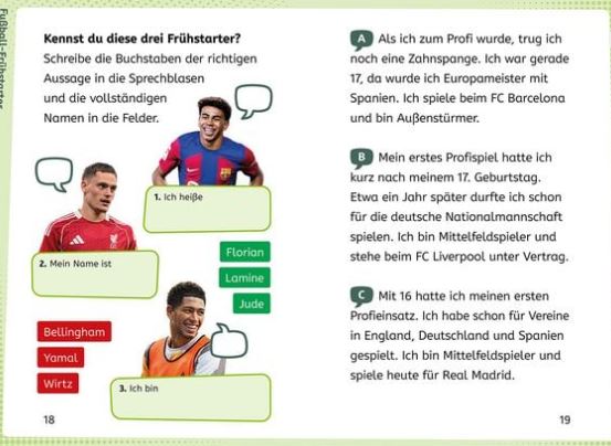 Kosmos kicker Kids, Lesen lernen mit Fussballrätseln - Bild 4