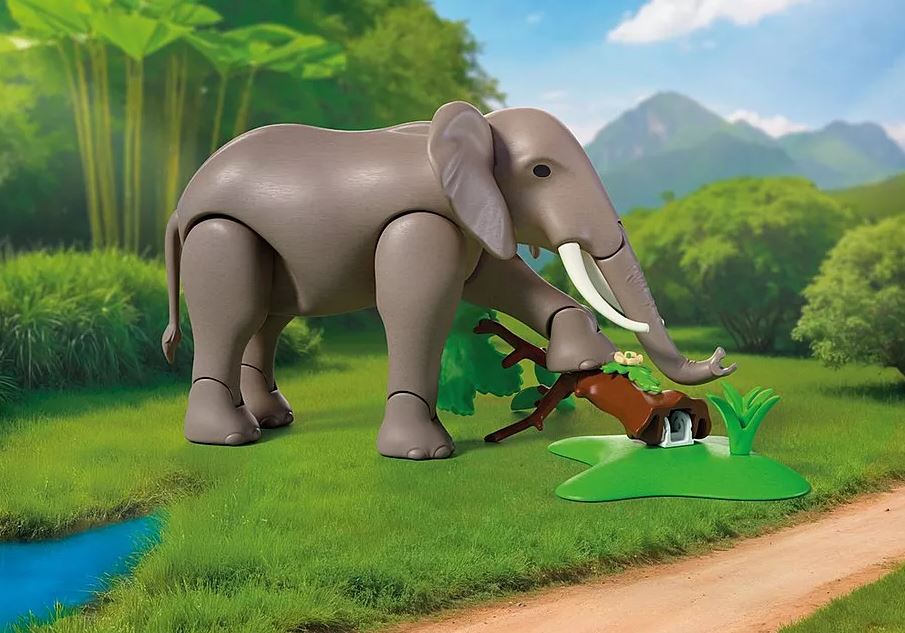 PLAYMOBIL Animals & Friends: Elefant mit Tierpfleger 72068 - Bild 4