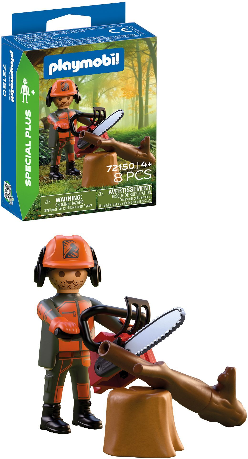 PLAYMOBIL Special Plus Waldarbeiter mit Kettensäge 72150 - Bild 4