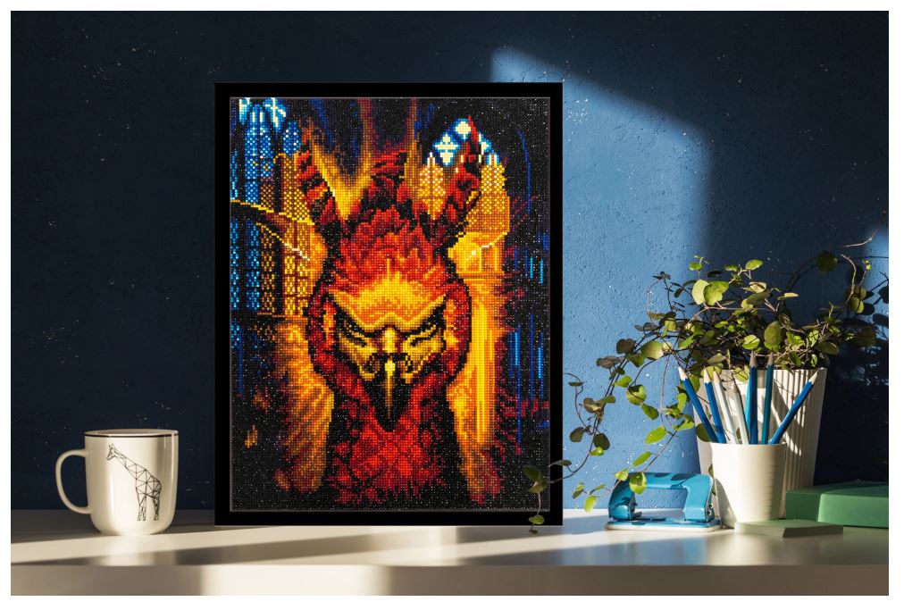 Diamond Painting Phönix Fawkes - Bild 4