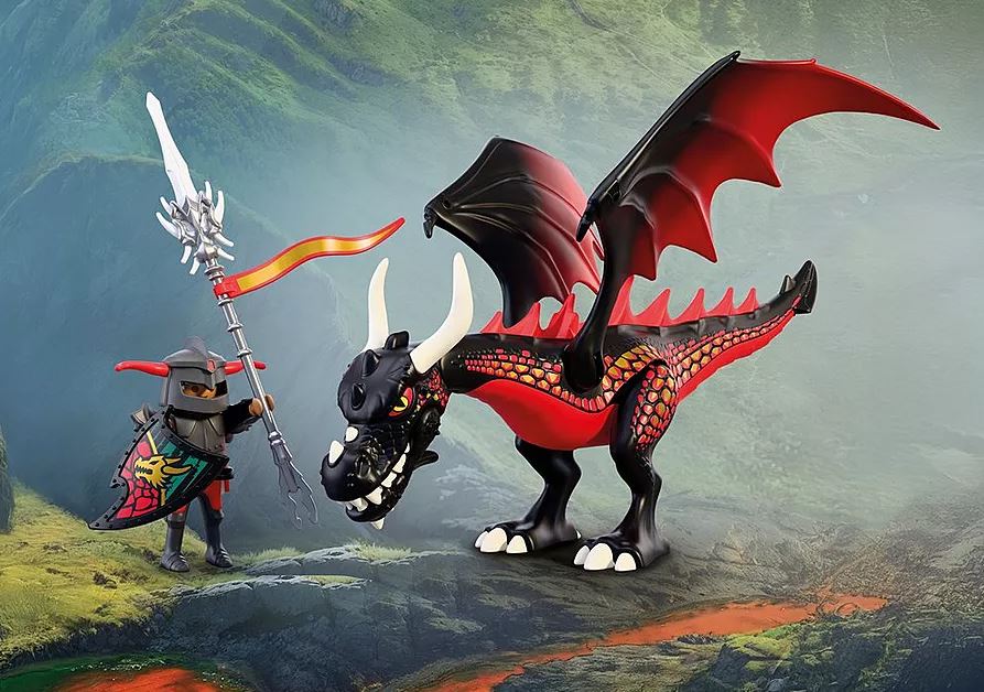 PLAYMOBIL Knights Schwarzer Drache 72114 - Bild 4
